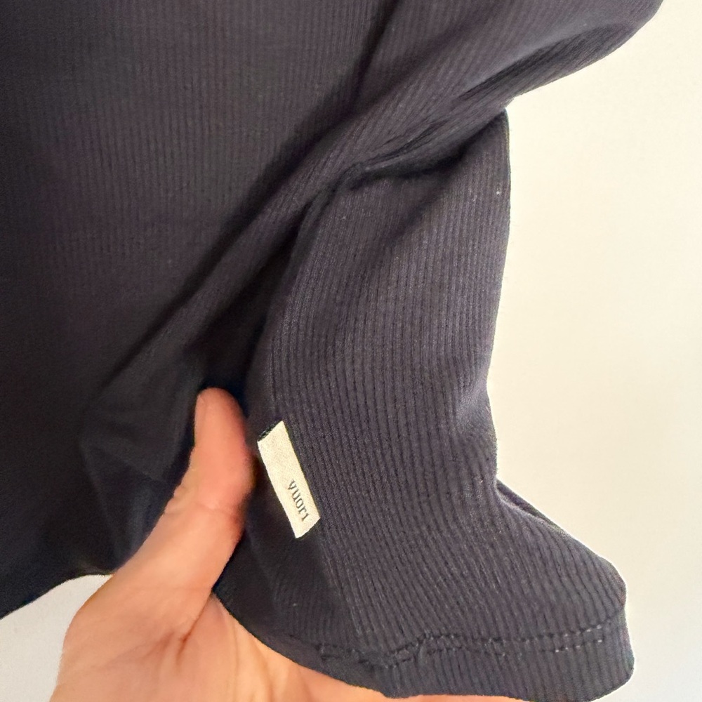 Square neck Vuori ribbed top - Picture 3 of 3